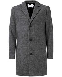 Topman Duffle Coat in Gray for Men | Lyst